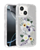 Flower Design Transparent Case with Wireless Charger - Style 3 for iPhone 13 / 14 (Only Ground Shipping)