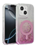 Wireless Charging Protective Glitter Liquid Bumper Case - PINK for iPhone 13 / 14 (Only Ground Shipping)