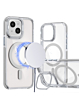 Thin Magnetic Clear Case with Camera Stand Kickstand - CLEAR for iPhone 16e / 14 / 13 (Only Ground Shipping)