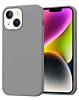 iPhone 14 Plus / 15 Plus Soft Solid Silicone Case (Full Buttom Cover) - GRAY (Only Ground Shipping)