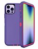 Heavy Duty Case for iPhone 14 Pro Max (DARK PURPLE & PINK) (Only Ground Shipping)