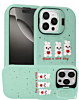 Cute 3D Doll Shockproof Rubber Case - Style 4 for iPhone 14 Pro Max (Only Ground Shipping)