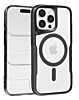 Glossy & Transparent Magnetic Case - BLACK for iPhone 14 Pro Max (Only Ground Shipping)