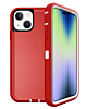 Heavy Duty Case for iPhone 14 / 13 (RED & WHITE) (Only Ground Shipping)