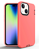 iPhone 14 Plus / 15 Plus Silicone Design Heavy Duty Case - ORANGE (Only Ground Shipping)
