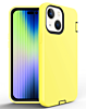iPhone 14 Plus / 15 Plus Silicone Design Heavy Duty Case - YELLOW (Only Ground Shipping)