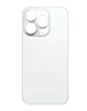 Order the back glass with bigger camera hole for iPhone 14 Pro in Silver, no logo.
