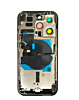 Back Housing Frame with Small Components Pre-Installed for iPhone 14 Pro (NO LOGO) (US Version) (SPACE BLACK)