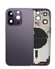 Back Housing Frame with Small Components Pre-Installed for iPhone 14 Pro (NO LOGO) (International) (DEEP PURPLE)