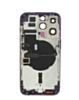 Back Housing Frame with Small Components Pre-Installed for iPhone 14 Pro (NO LOGO) (International) (DEEP PURPLE)