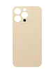 Grab the wholesale deals on the Back Glass with a Bigger Camera Hole for iPhone 14 Pro Max in Gold, no logo.
