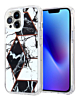 BLUE Light Injection Case - MARBLE BLACK & WHITE for iPhone 14 Pro (Only Ground Shipping)