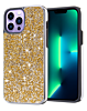 Bling Diamond Dual Layer Protection Case - GOLD for iPhone 14 Pro (Only Ground Shipping)