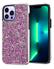 Bling Diamond Dual Layer Protection Case - PINK for iPhone 14 Pro (Only Ground Shipping)
