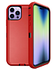 Heavy Duty Case for iPhone 14 Pro Max (RED & BLACK) (Only Ground Shipping)
