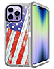 Heavy Duty Case for iPhone 14 Pro Max (US FLAG) (Only Ground Shipping)