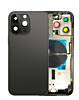 Order the Back Housing Frame with Small Components Pre-Installed for iPhone 14 Pro Max, no logo, US version, in Space Black.
