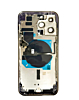 (DEEP PURPLE) Back Housing Frame with Small Components Pre-Installed for iPhone 14 Pro Max (NO LOGO) (US Version)