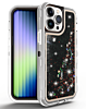 Protective Glitter Liquid Bumper Case - BLACK for iPhone 14 Pro (Only Ground Shipping)