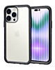 Acrylic Dual Layer Transparent Case - BLACK for iPhone 15 Pro Max (Only Ground Shipping)