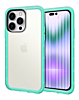 Acrylic Dual Layer Transparent Case - TEAL for iPhone 14 Pro Max (Only Ground Shipping)