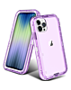 Transparent Shockproof Case - PURPLE for iPhone 14 Pro (Only Ground Shipping)