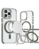 Thin Magnetic Clear Case with Camera Stand Kickstand - GRAY for iPhone 14 Pro Max (Only Ground Shipping)