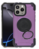 Hybrid Tuff Case with Magnetic Kickstand (PURPLE) for iPhone 14 Pro Max (Only Ground Shipping)