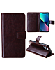 Leather Wallet Case with Card Slot - BROWN for iPhone 15 (Only Ground Shipping)