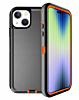 Heavy Duty Case for iPhone 15 (BLACK & ORANGE) (Only Ground Shipping)