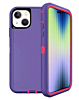 Heavy Duty Case for iPhone 15 (DARK PURPLE & PINK) (Only Ground Shipping)