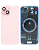 Purchase the Back Glass with Frame and MagSafe Magnet for iPhone 15 in pink, without the logo.
