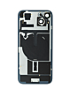 Back Glass with MagSafe Magnet & NFC & Flashlight Flex for iPhone 15 (NO LOGO) (YELLOW)