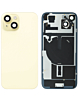 Purchase the Back Glass with Frame and Wireless NFC Charging Flex and MagSafe Magnet for iPhone 15 in yellow, without the logo.
