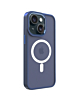 iPhone 14 Plus / 15 Plus New Magnetic Wireless Charging Case - NAVY BLUE (Only Ground Shipping)