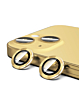 Order the Metal Ring with HD Tempered Glass for iPhone 15 and 15 Plus in Gold.