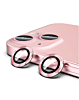 Grab the wholesale deals on the Metal Ring with HD Tempered Glass for iPhone 15 and 15 Plus in Pink.