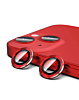 Buy the Metal Ring with HD Tempered Glass for iPhone 15 and 15 Plus in Red.