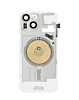 Clear Back Glass with Wireless NFC and MagSafe Magnet for iPhone 15 (NO LOGO) (YELLOW)