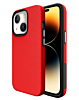 Shock Absorption Protective Dual Layer Case - RED for iPhone 15 (Only Ground Shipping)