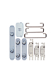 Hard Buttons for iPhone 15 / 15 Plus (Power / Volume / Switch) (BLUE)
