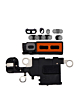 Order the Loudspeaker Mic Mesh for iPhone 15 in white, 10 pack.
