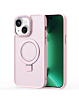 Carbon Wireless Charging Case with Ring Stand - PINK for iPhone 15 (Only Ground Shipping)