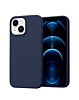 iPhone 14 Plus / 15 Plus Soft Solid Silicone Case (Full Buttom Cover) - NAVY BLUE (Only Ground Shipping)