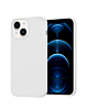 iPhone 14 Plus / 15 Plus Soft Solid Silicone Case (Full Buttom Cover) - WHITE (Only Ground Shipping)