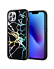 New Fashion Heavy Duty Case - BLACK MARBLE for iPhone 15 Pro (Only Ground Shipping)