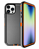 Heavy Duty Case for iPhone 15 Pro (BLACK & ORANGE) (Only Ground Shipping)