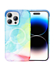 Full Ink Painting Wireless Charging Case - RAINBOW for iPhone 15 Pro (Only Ground Shipping)