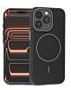 Magnetic Leather Soft Cases - BLACK for iPhone 15 Pro (Only Ground Shipping)