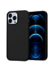 Soft Solid Silicone Case (Full Buttom Cover) - BLACK for iPhone 15 Pro (Only Ground Shipping)